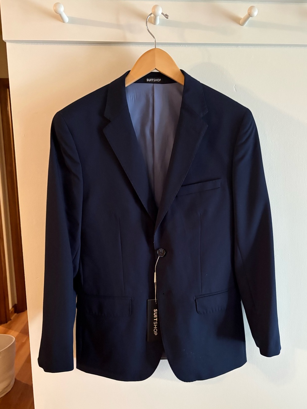 Men's Navy Blue Blazer - Suit Shop
